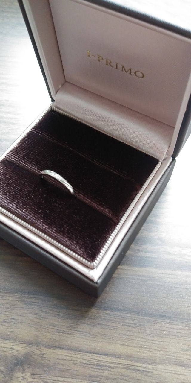 斜めライン指輪