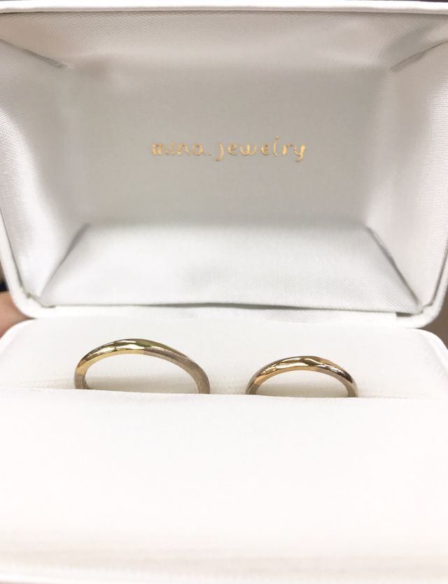 二人の好みと統一感を組み合わせた世界に一つだけの指輪です！