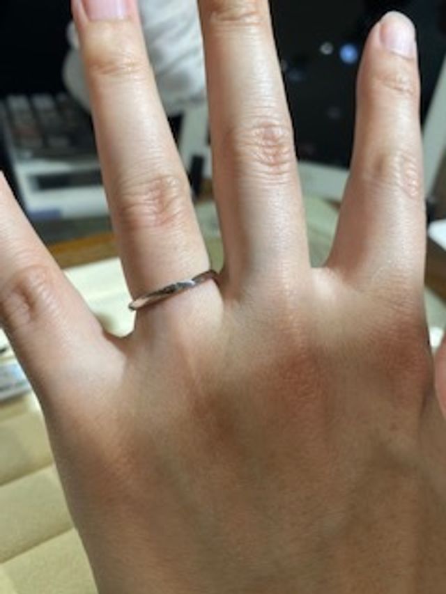 男性でもしっくりハマるリング