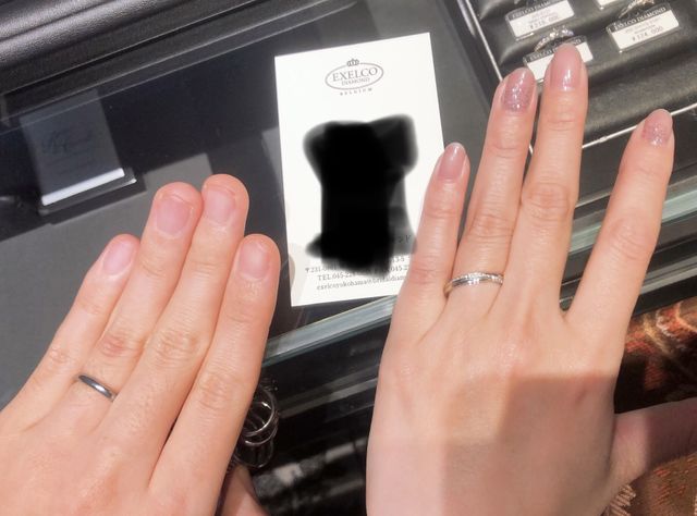 試着をさせていただいた時の写真になります。