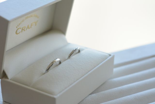 自分自身で制作した指輪