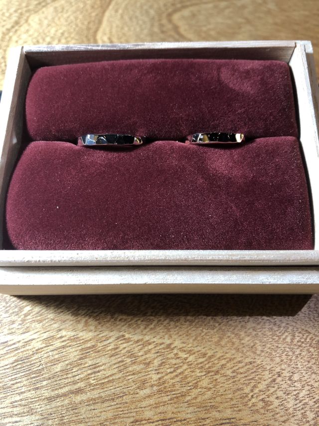 完成して受け取りに伺った時の写真