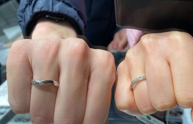 ダイヤモンドの輝きが素晴らしい指輪