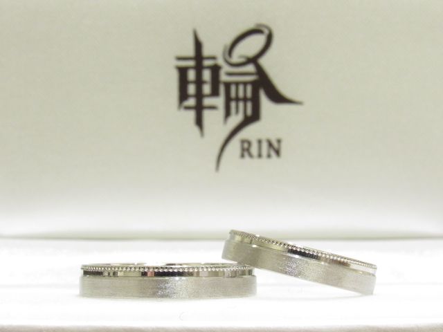 結婚指輪です。