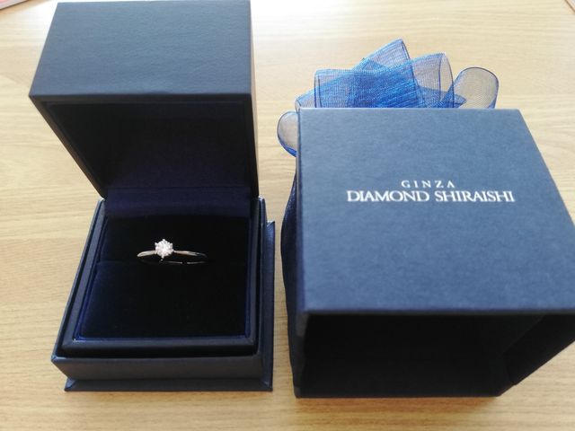 プロポーズリングなので、サプライズにぴったりです！