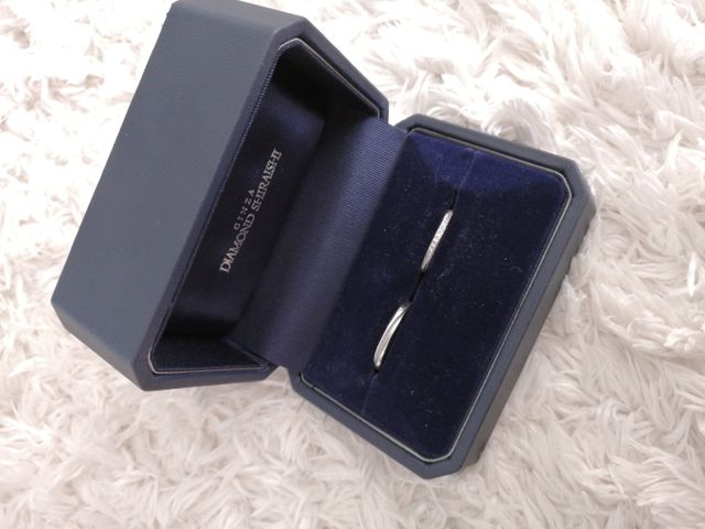 購入したブライダルリング