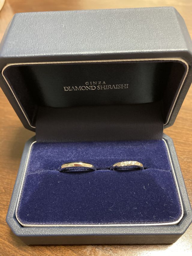 結婚指輪です。