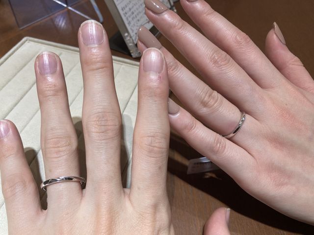 新郎新婦試着写真