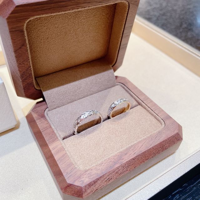 お揃い感は薄いけど、私たちらしい世界に一つの組み合わせ。