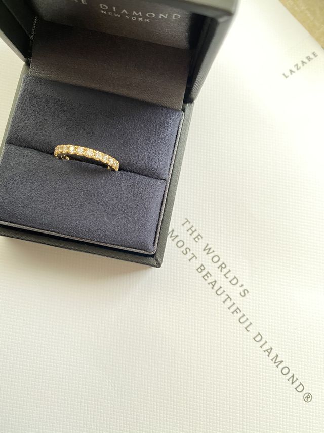 ずっと欲しかったフルエタニティ リング。