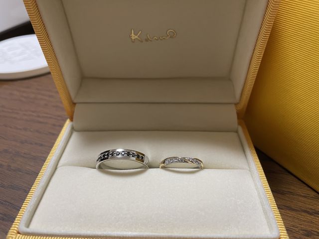 左がオーダーメイド、右が既製品