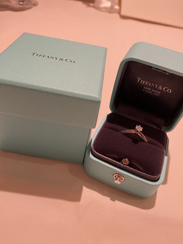 プロポーズをしたレストランでの写真です。