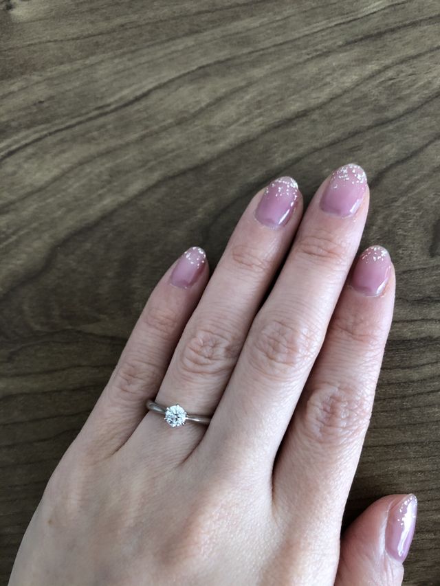 ダイヤがとても美しく見惚れてしまいます♪