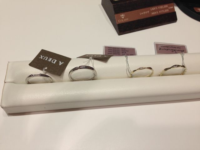 パナジウム素材の指輪です