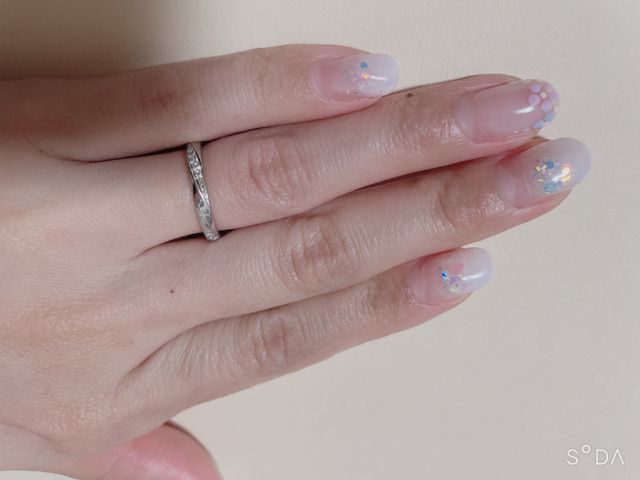 結婚指輪着用画像