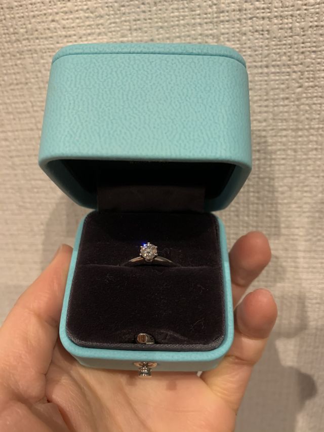 サイズ直しをして頂き刻印して頂いた状態の写真になります。