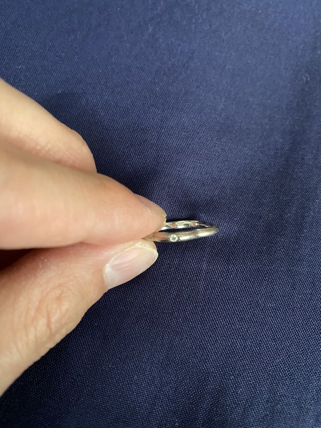 小さいですが、ダイヤも入ってます