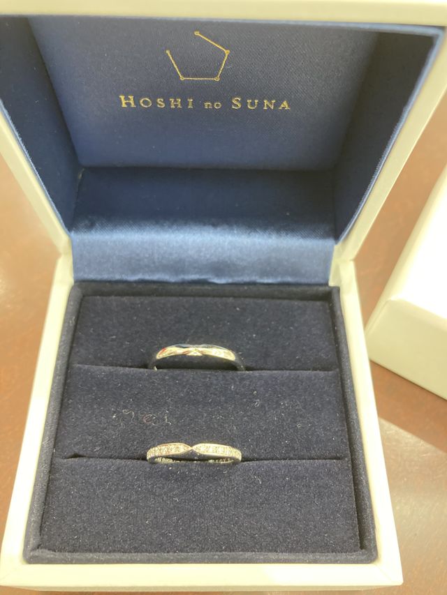 ダイヤが輝いてる