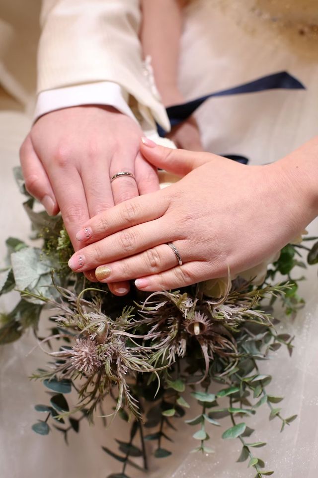 結婚式前撮りでの一枚。