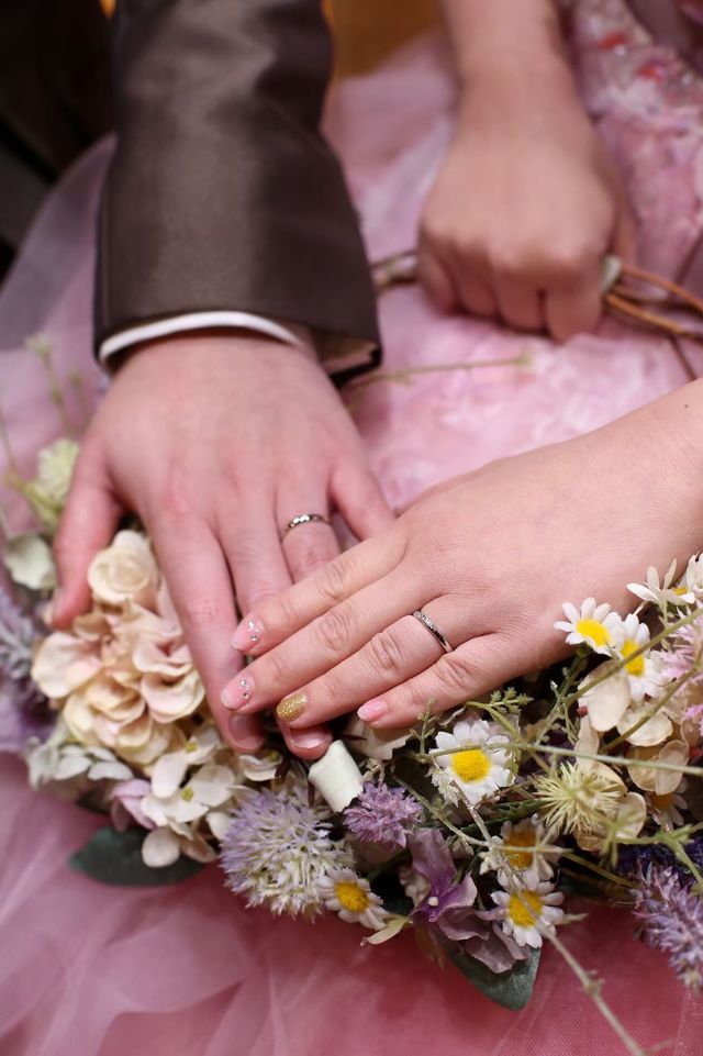 結婚式前撮りでの一枚。