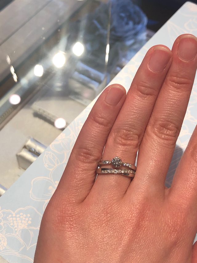 重ね付けをしています。