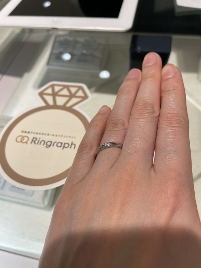 双子ダイヤモンドの指輪