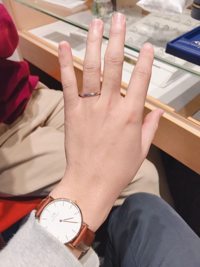 彼が着用した際の写真です。