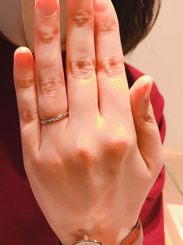 彼女が着用した際の写真です。