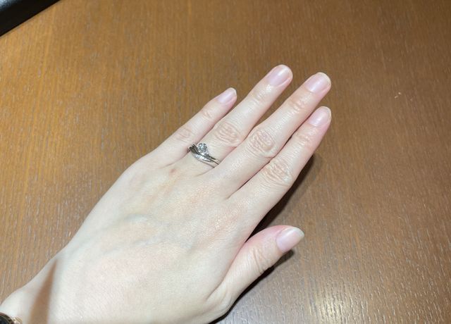 結婚指輪&婚約指輪
めちゃくちゃ可愛いです。