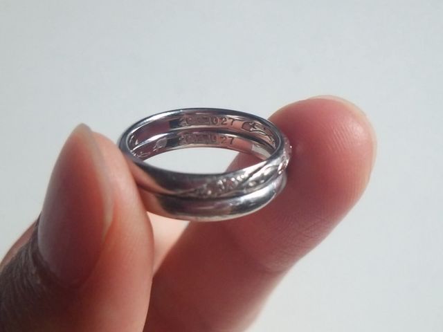 裏側の刻印も自由なデザインが可能