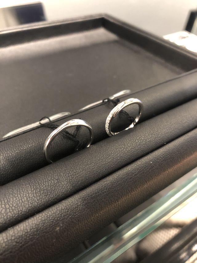 結婚指輪を買いました。