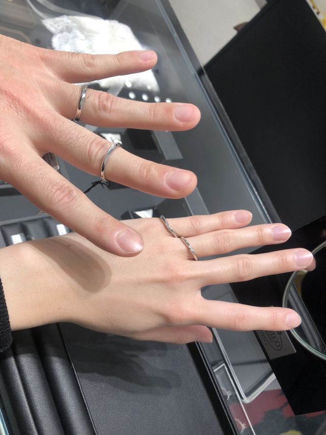 最終的に気に入った２種類の指輪