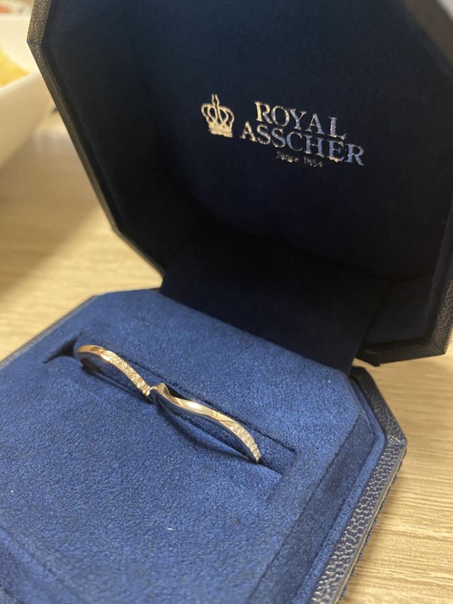 購入させて頂いたペアリングです。