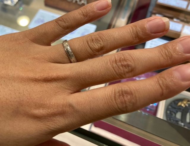 彫られているデザインがきれいでオリジナル感がありました