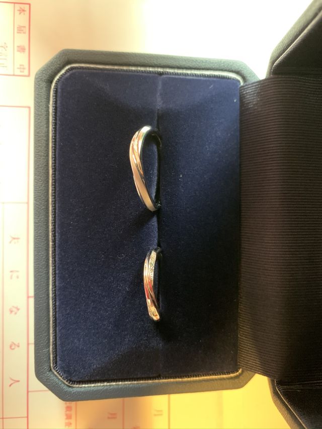 指輪納品時