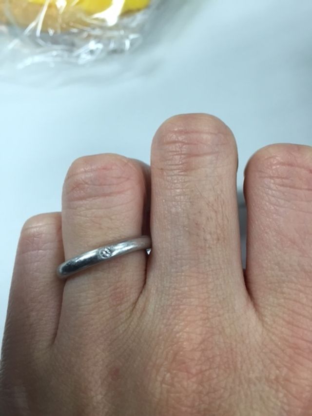 ダイヤが入っているプラチナリング