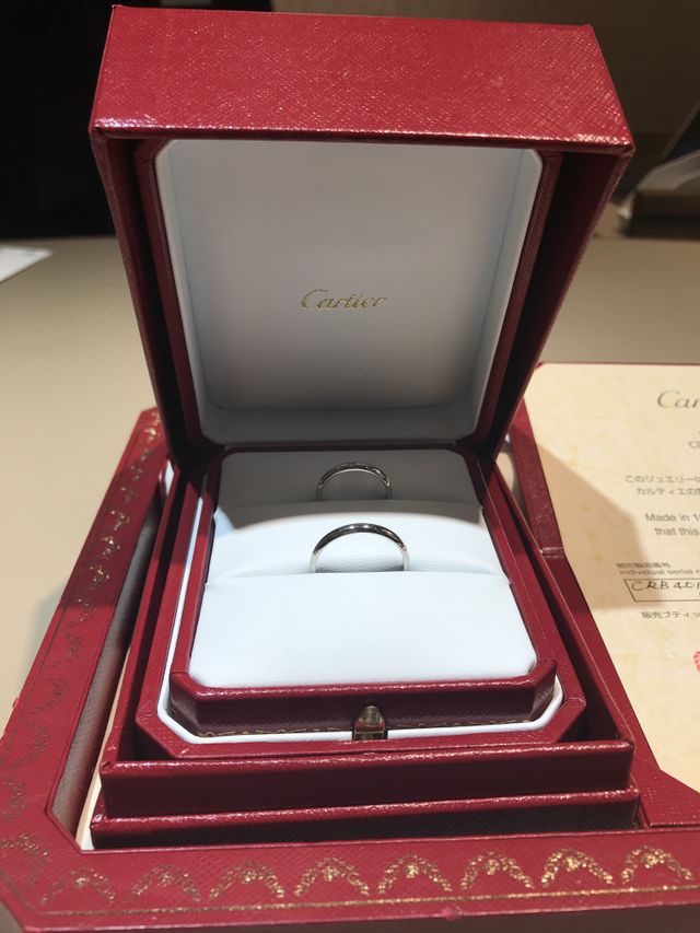 憧れの赤いリングケース