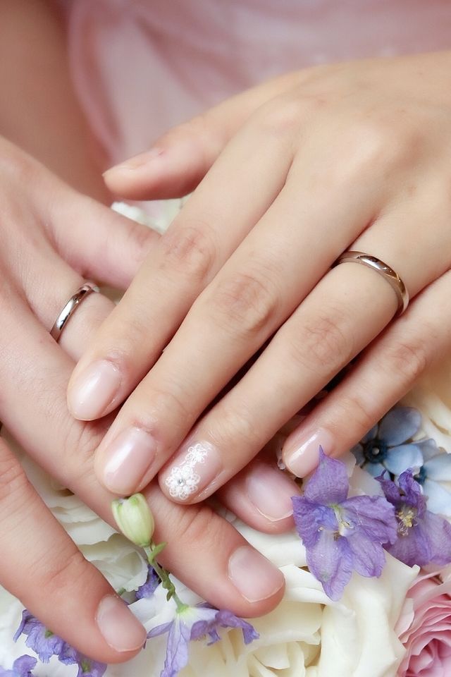 結婚式での着用の様子です。