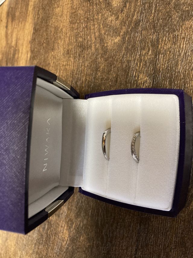 婚約指輪はなしだったのでちょっと予算オーバーめ。