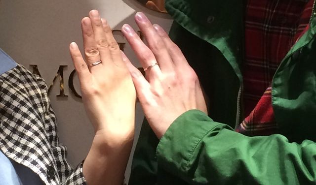 「お守り」の意味を持つ指輪にしました！