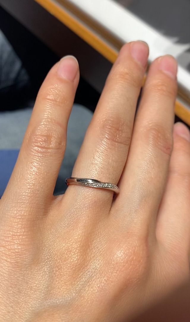 ダイヤモンドの輝きが素敵なリング