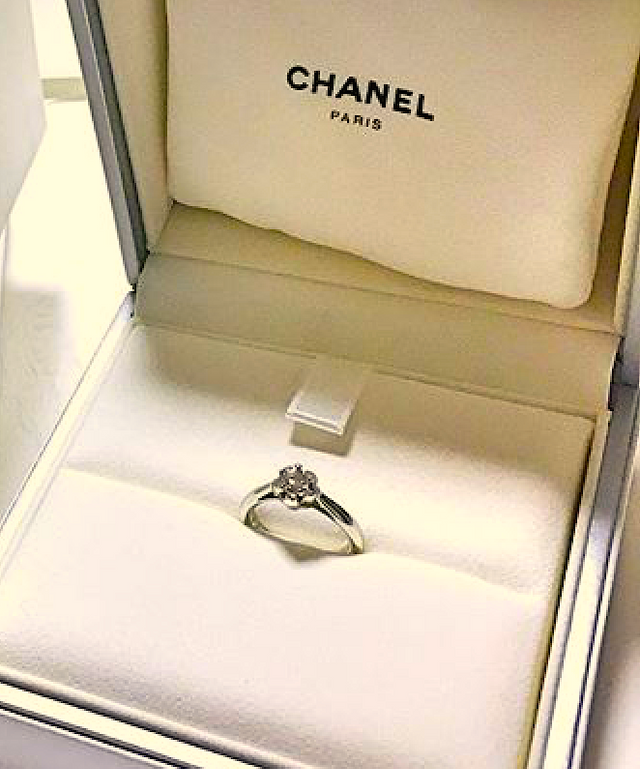 CHANELのエンゲージリングです。
