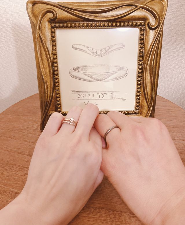 2人の要望を取り揃えた素敵なデザインに仕上がり大満足です