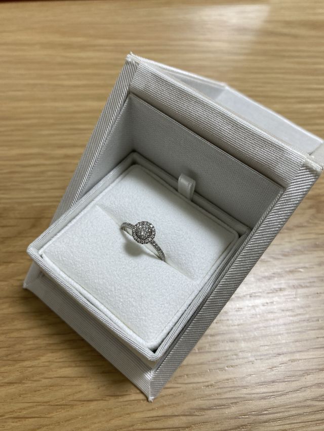 ボックスに入った指輪です