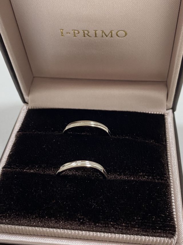 素敵なウェーブのデザインで2人ともお気に入りです。