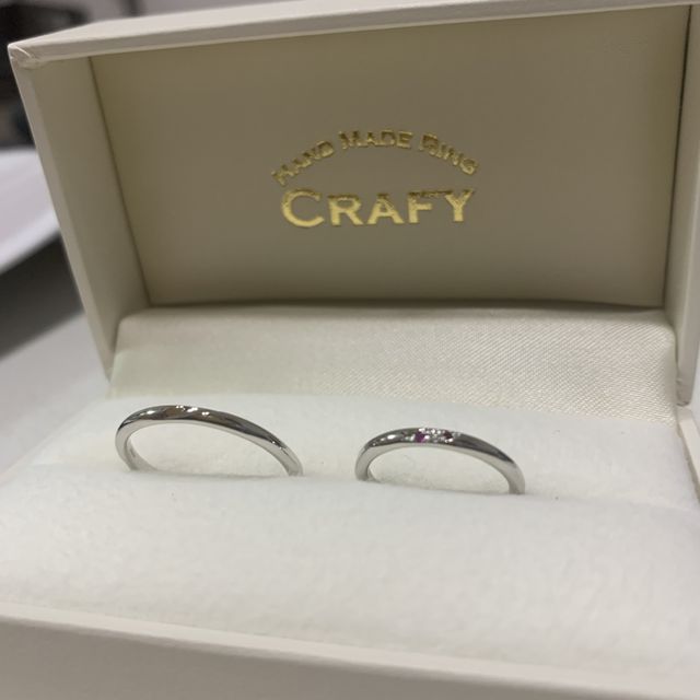 手作りして、誕生石も入れてもらえて最高の思い出となりました！