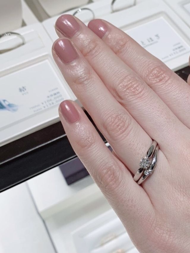 婚約指輪【花咲】、結婚指輪【結】