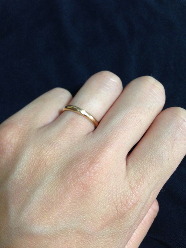 ゴールド マリッジリング