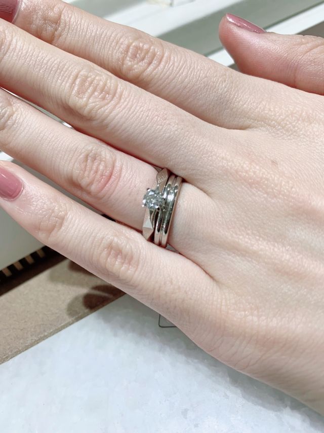 婚約指輪【ファセット】結婚指輪【ゴドロン】