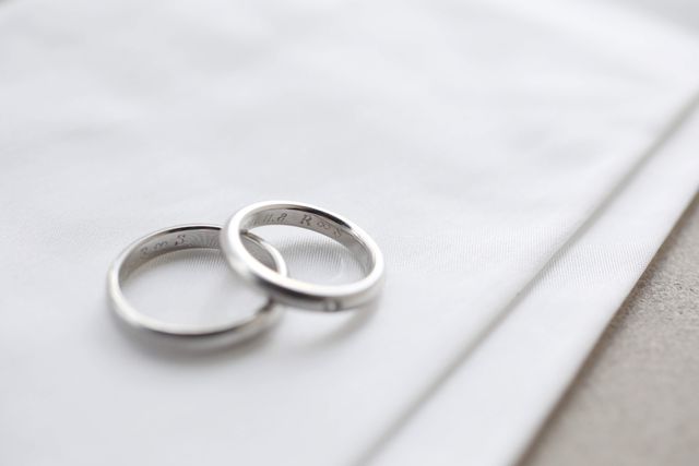 結婚式の時の写真